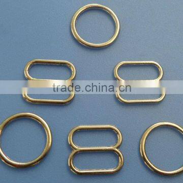 Metallic Bra ring and slider