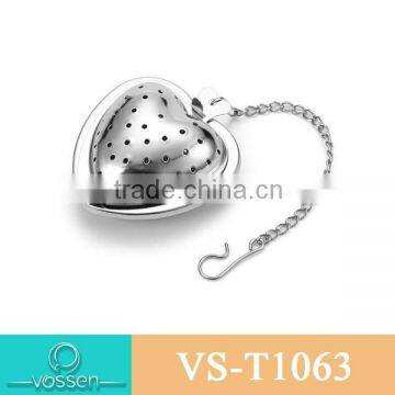 Silver Plating Heart Shaped Tea Infuser photo-3