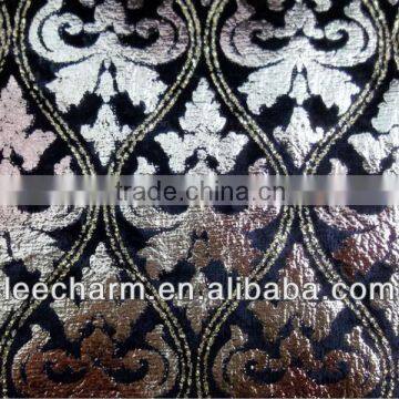 Polyester Printed Multicolor Metallic Fabric