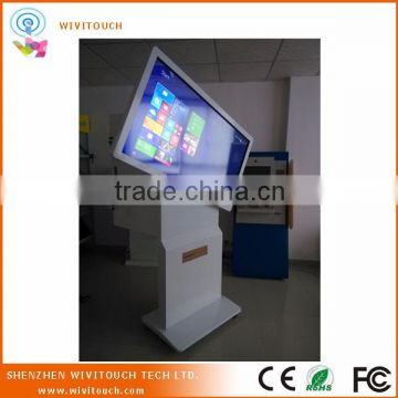 42" free standing advertising kiosk display rotable big screen display touch