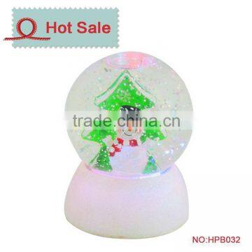 christmas motif religious water globe craft