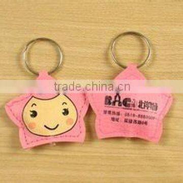 LED PU key chain