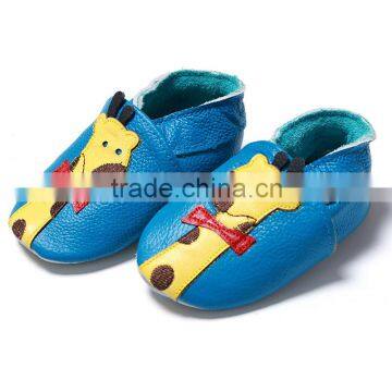 Cute animal soft sole leather infant shoes moccasins shoes for toddler baby kIds