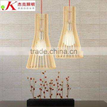 Modern Vintage Fancy Style Wood Pendant Lamp Lighting JK-8005B-03 Wooden LED Pendant Light photo-6