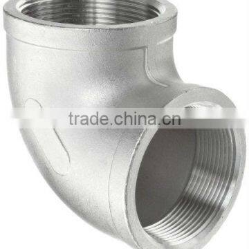 stainless steel pipe fittings screwed elbow