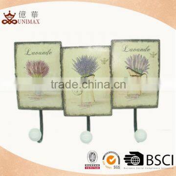 Flower theme pretty metal wall sign with different style