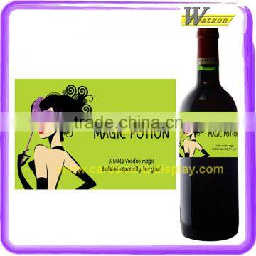 New Design Hot Selling Adhesive Bottle Paper Label For Beer and Wine