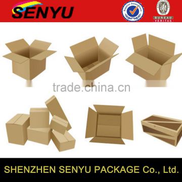 Custom Design Kraft Four Color Currugated Folding Paper Box Manufacturer