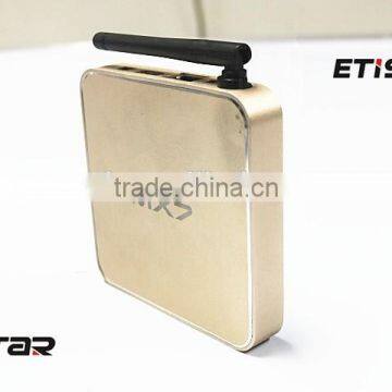 2016 Hot Selling Android wifi Etistar ET9 Gold High-Quality Smart Android Tv Box