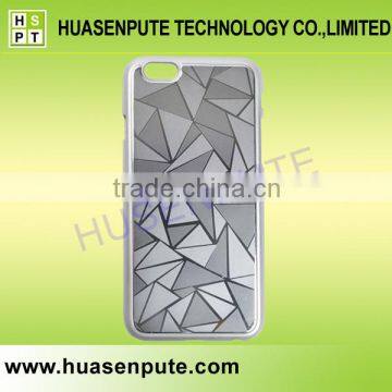 For Apple Iphone6 Triangular Pattern Plastic Phone Case Shockproof Back Cover