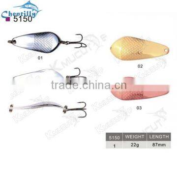 Fast supplier spoon fishing pike copper material