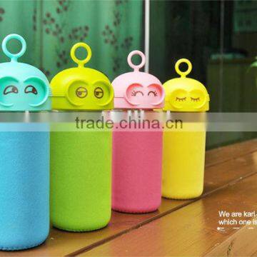 Cute design High Borosilicate Glass Drinking Water tumbler