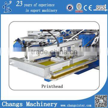 Automatic Garment/T-shirt/Fabric/Textile/Clothes/jute Bag/Non-woven Rotary Silk Screen Printing Machine for Sale Quality Choice photo-3