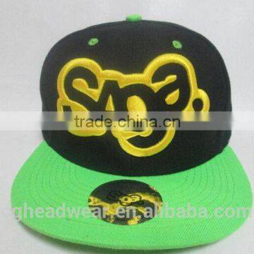 Custom snapback hats wholesale/snapback cap/print pineapple 5 panel snapback camp cap