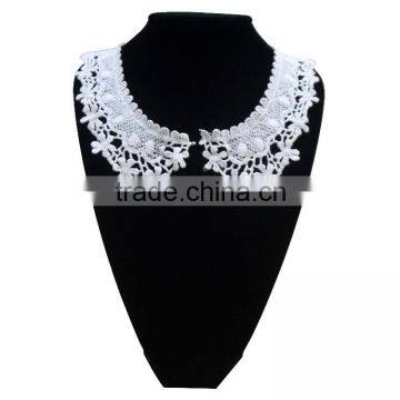 wholesale factory price custom cheap and chantilly 100% cotton Lace Trim for ladies dress