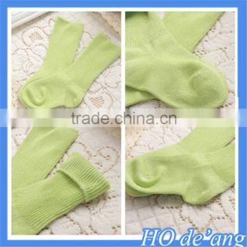 Hogift Bamboo fiber baby socks children relent candy color baby tube socks MHo-209