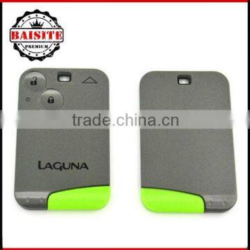 Hot sales professional renault laguna key card--renault laguna with 2 buttons and 433Mhz on hot sale 3pcs/lot