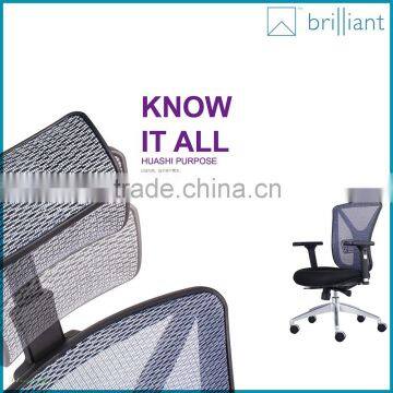 892A High Back Ergonomic Executive Chair With Headrest in Mesh Quality Choice photo-6