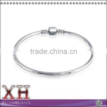 Simple Design 925 Silver Bangle Bracelet