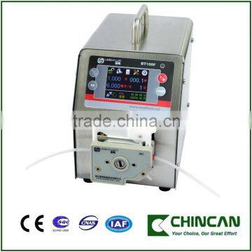 BT100F Intelligent Dispensing Peristaltic Pump with Color LCD Displaying