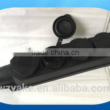 (YK329) European Style Water Proof Electrical 4 Way Socket