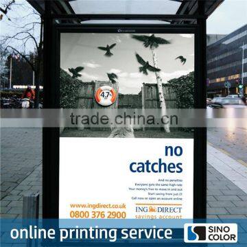 Custom PP PVC poster size