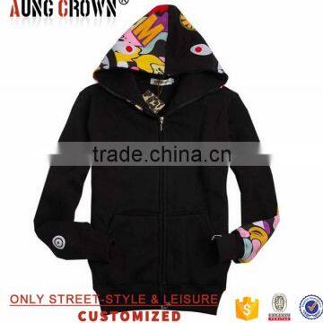 High Quality Zip Up Hoodies With Hood Low MOQ OEM Cheap Plain Wholesale