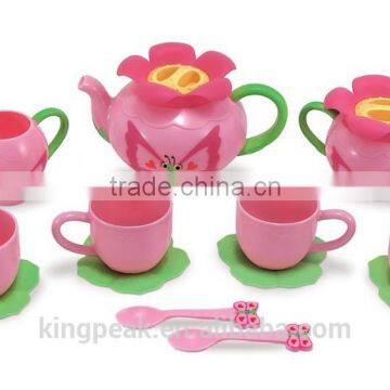 2015 Best Selling Childrens Butterfly Tea Set/Children Pretend Tea Set/Kids Toy /Best Christmas Gifts for Kids