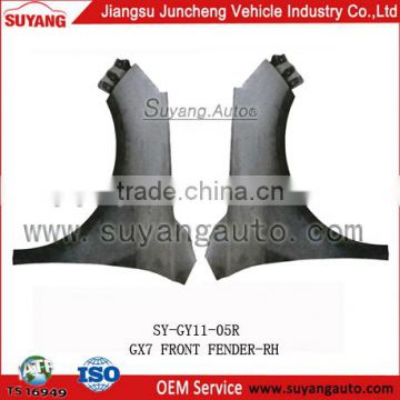 Replacement Steel Front Fender For Geely GX7/EX7 Car Auto Body Parts