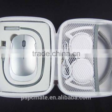 Portable EVA Hard Drive Case Cable Organiser packed into pouch