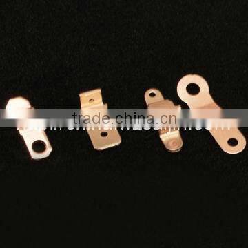 Brass Electrical Components Spare Parts With Silver Alloy Inlay for Relay