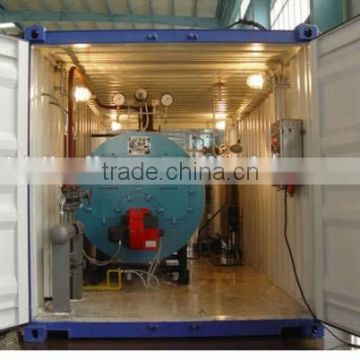 Diesel&Gas Fired Transportable Container Steam Boiler