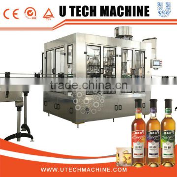 3-in-1 washing,filling and sealing glass bottle wine making machine