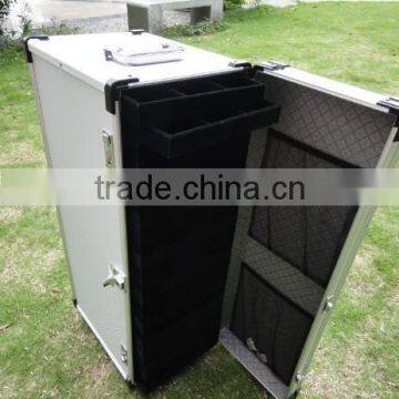 24 Trays Large Aluminum Rolling Jewelry Carrying Case photo-4