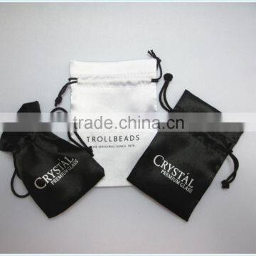 Black Satin Perfume Bag/satin bag jewellery black                        
                                                Quality Choice