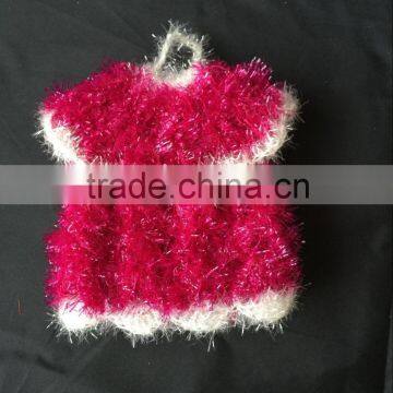Wholesale handmade crochet clean dish towels Brush a bowl brush pot dish towels