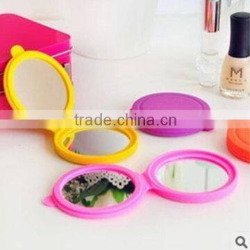 cheap fashion silicone mirror pieces for promotional gift