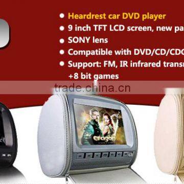 2015 Best Selling 9 Inch/7inch Headrest Mount Car Dvd Player for Fiat Grande Punto Evo photo-6