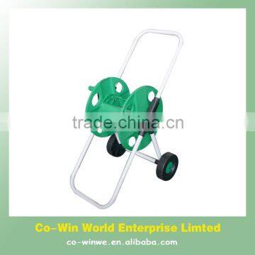 garden adjustable hose reel trolly