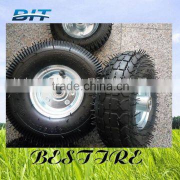 350-8 Pneumatic Rubber Wheel/wheel Barrow Wheel/ Hand Pallet Truck Wheel Quality Choice photo-3