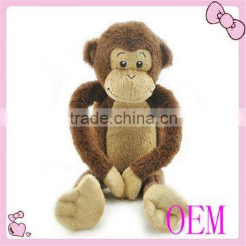 stuffed colorful long arm leg monkey plush hanging monkey