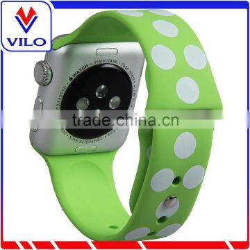 Silicone rubber Band For Apple Watch,Sport Watch Band For Apple watch ,OEM Band For Apple watch