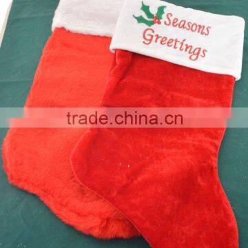 Velvet Christmas Stocking