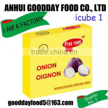 10g*60pcs*24boxes onion flavour broth cubes