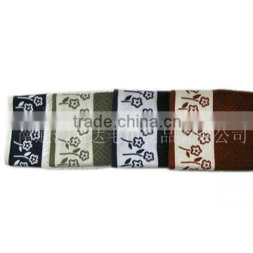 jacquard cotton towel