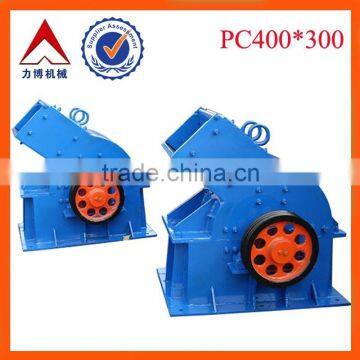 2015 new type rock crusher for sale pc400*300 types of hammer crusher