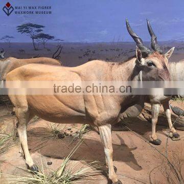 high-simulated animal sculpture of wild antelope for exhibition