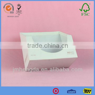 Standard Elegant Wholesale White Square Cardboard Box With Luxury Design