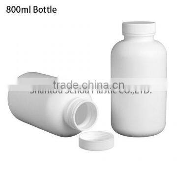 800cc plastic bottle with tamper proof pressure seal in the cap,big plastic botlle