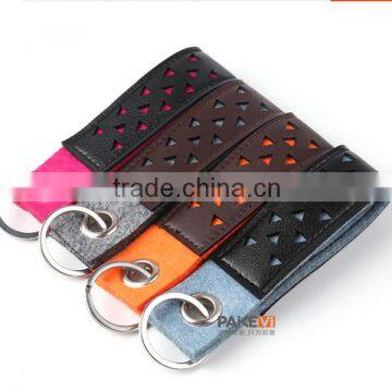 3mm Thickness Printed Polyester Felt Embroidery Keychain